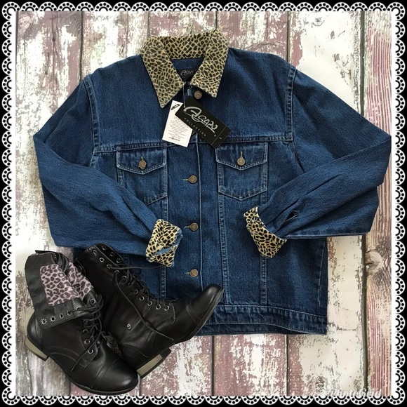 ASAPO Jean jacket, NWT size L - Picture 4 of 6